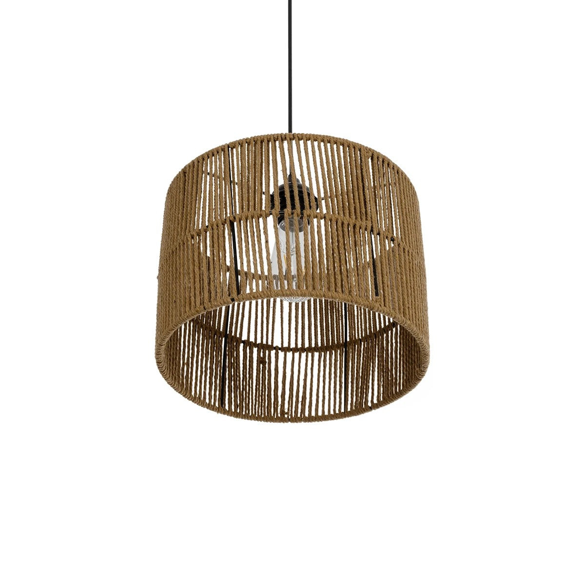 SAFA 205-0085 Boho Κρεμαστό Φωτιστικό Οροφής με Ντουί 1 x E27 AC 220-240V IP20 - Μπεζ - M30 x Π30 x Υ26