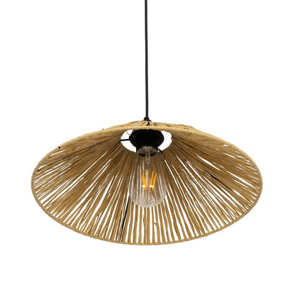 CHAPEAU 205-0086 Boho Κρεμαστό Φωτιστικό Οροφής με Ντουί 1 x E27 AC 220-240V IP20 - Μπεζ - M41 x Π41 x Υ17