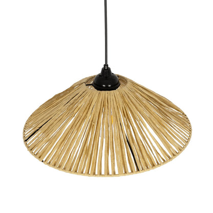 CHAPEAU 205-0086 Boho Κρεμαστό Φωτιστικό Οροφής με Ντουί 1 x E27 AC 220-240V IP20 - Μπεζ - M41 x Π41 x Υ17