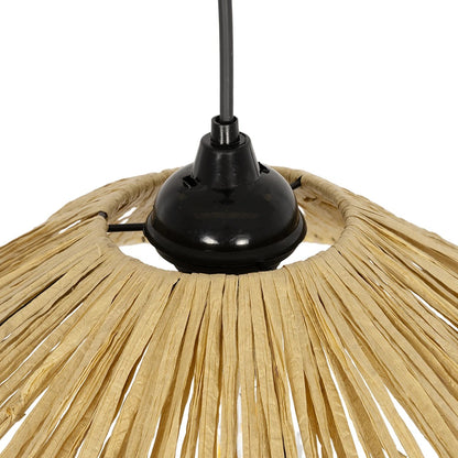 CHAPEAU 205-0086 Boho Κρεμαστό Φωτιστικό Οροφής με Ντουί 1 x E27 AC 220-240V IP20 - Μπεζ - M41 x Π41 x Υ17