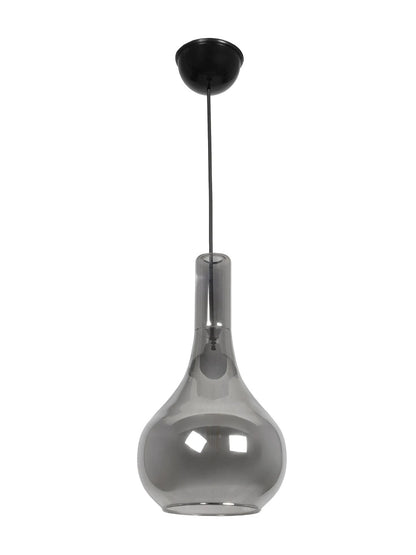 TONE 206-0044 Modern Hanging Ceiling Light with 1 x E27 Socket AC 220-240V IP20 - Transparent - L20 x W20 x H36