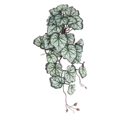 REX BEGONIA HANGING PLANT 20604 Τεχνητό Διακοσμητικό Κρεμαστό Φυτό Βιγόνια Υ45cm