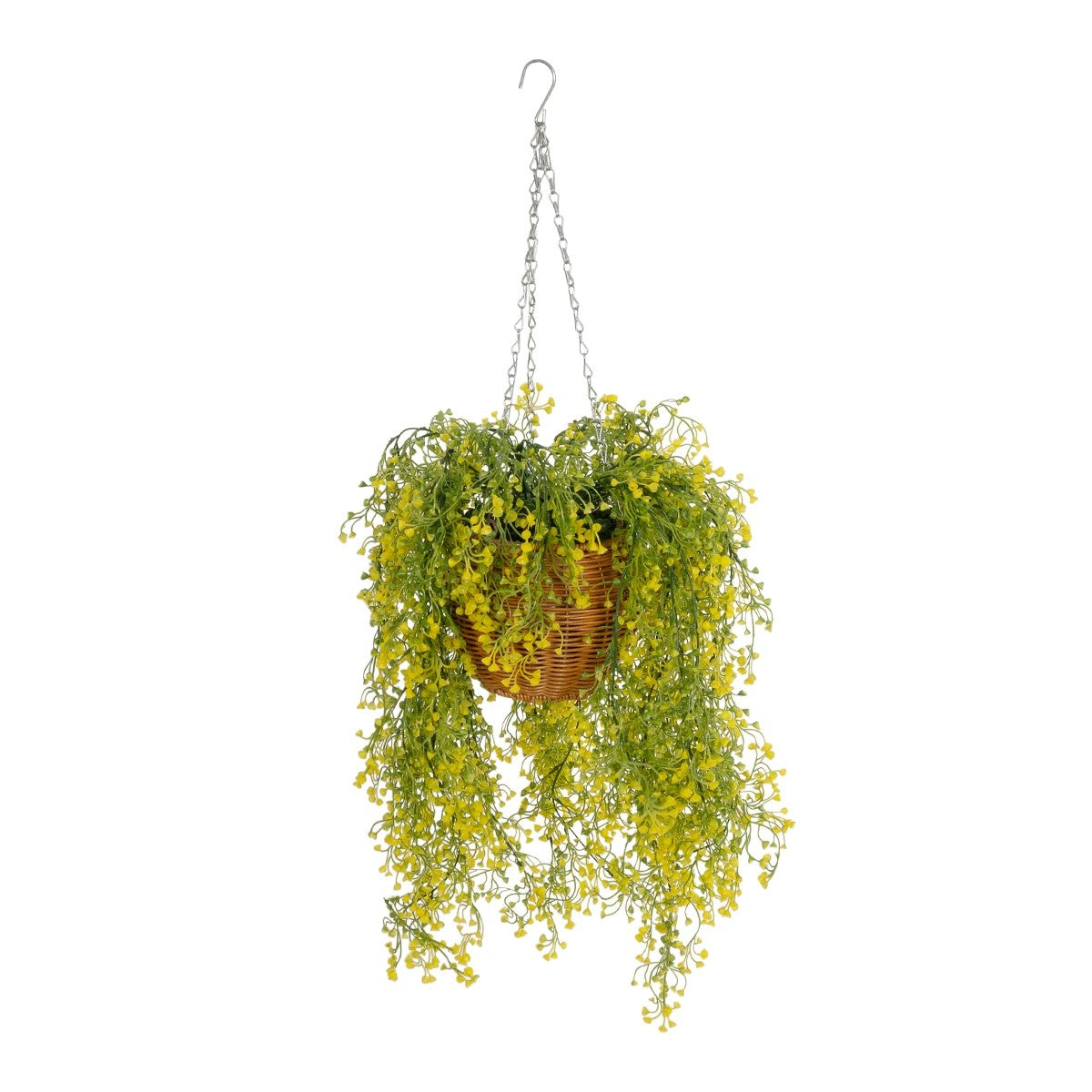 GOLDEN BELL WILLOW HANGING PLANT 20626 Τεχνητό Κρεμαστό Διακοσμητικό Φυτό Κίτρινη Ιτιά Μ40 x Π40 x Y60