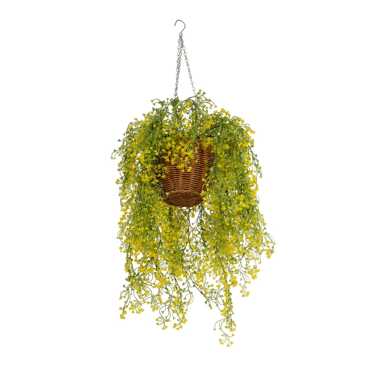 GOLDEN BELL WILLOW HANGING PLANT 20626 Τεχνητό Κρεμαστό Διακοσμητικό Φυτό Κίτρινη Ιτιά Μ40 x Π40 x Y60