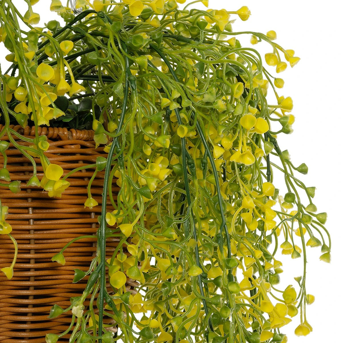 GOLDEN BELL WILLOW HANGING PLANT 20626 Τεχνητό Κρεμαστό Διακοσμητικό Φυτό Κίτρινη Ιτιά Μ40 x Π40 x Y60