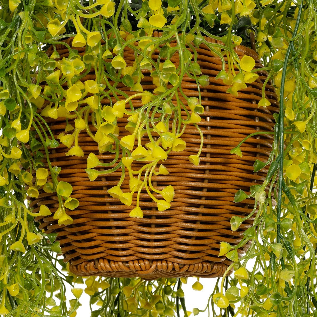 GOLDEN BELL WILLOW HANGING PLANT 20626 Τεχνητό Κρεμαστό Διακοσμητικό Φυτό Κίτρινη Ιτιά Μ40 x Π40 x Y60