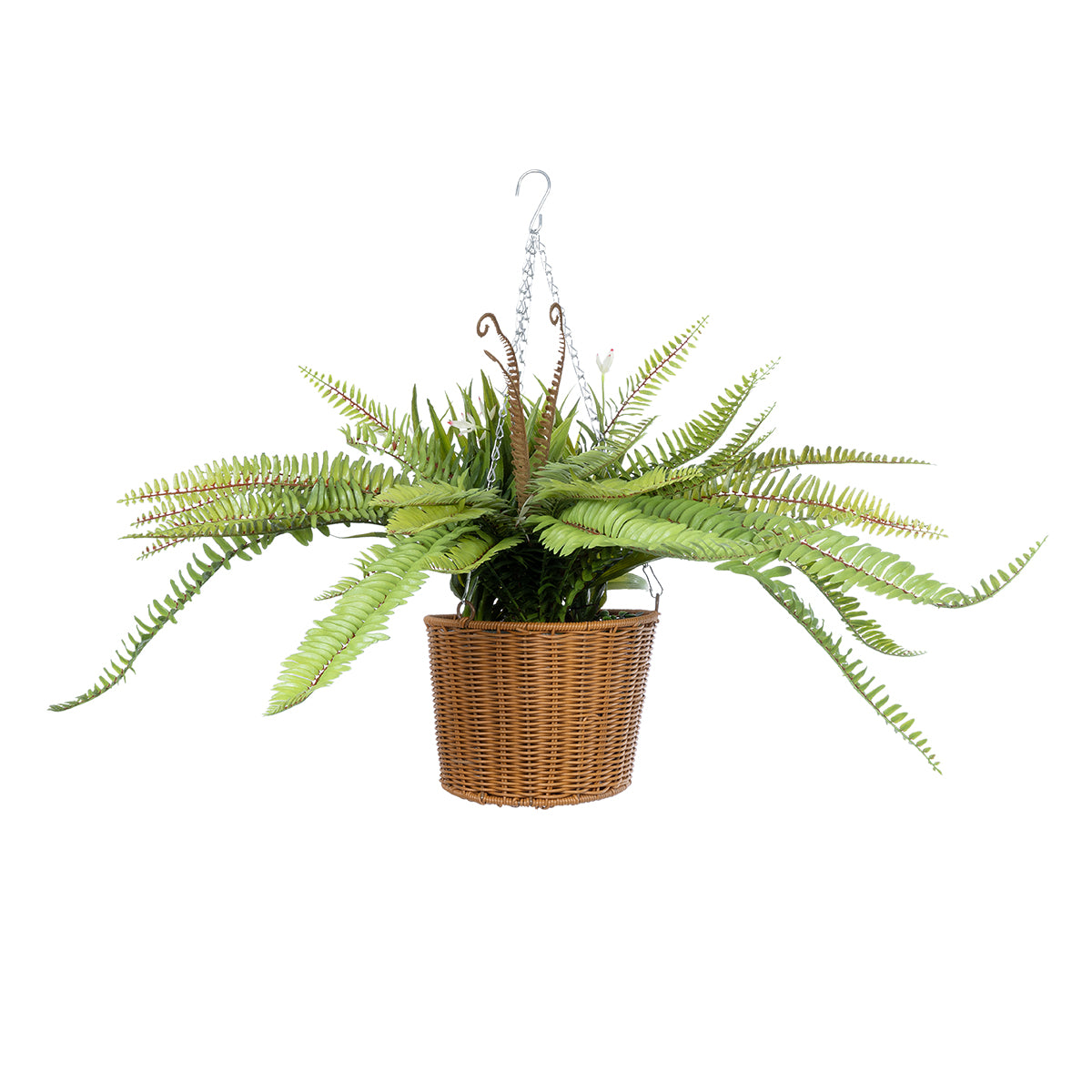 FERN HANGING BOUQUET PLANT 20629 Τεχνητό Κρεμαστό Διακοσμητικό Φυτό Φτέρης Y56cm