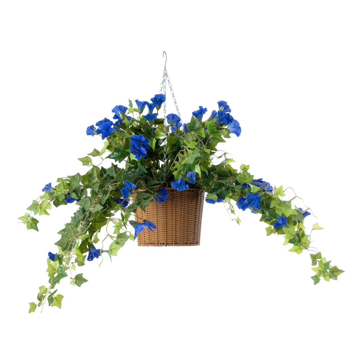 MORNING GLORY HANGING PLANT 20636 Τεχνητό Κρεμαστό Διακοσμητικό Φυτό Ορτανσίας Y55cm