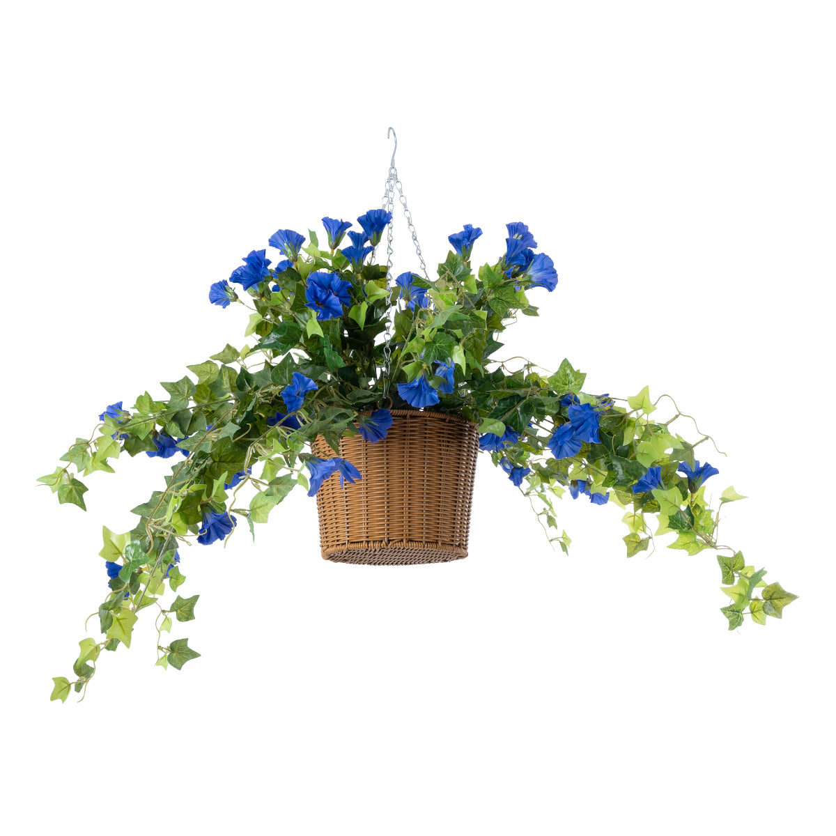 MORNING GLORY HANGING PLANT 20636 Τεχνητό Κρεμαστό Διακοσμητικό Φυτό Ορτανσίας Y55cm