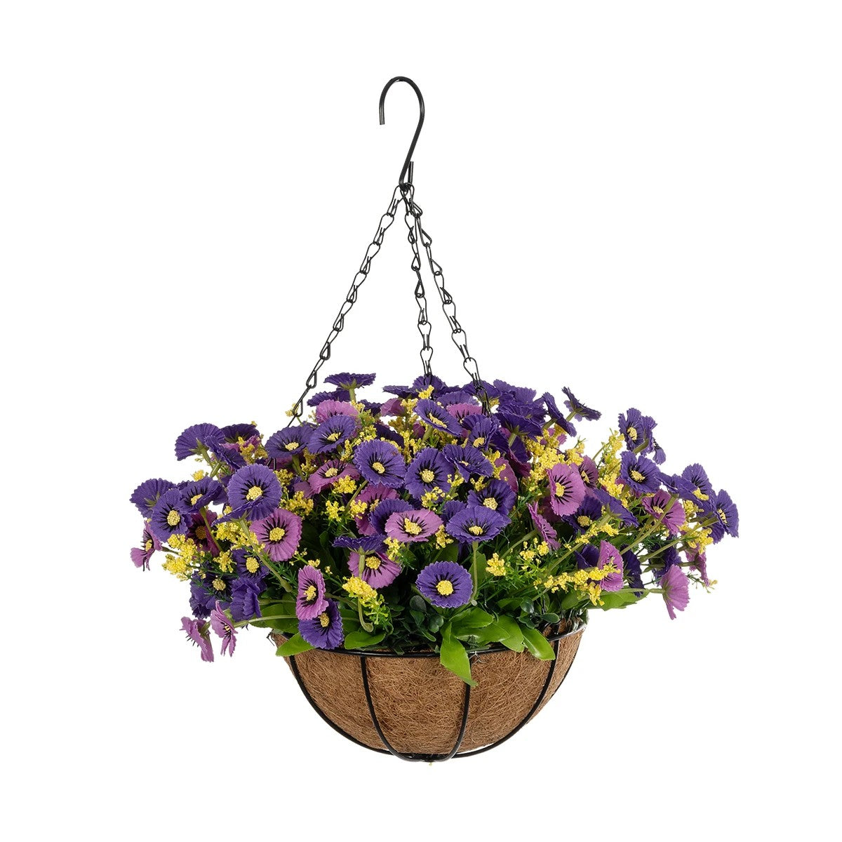 GERBERA HANGING PLANT 20637 Τεχνητό Κρεμαστό Διακοσμητικό Φυτό Ζέρμπερας Μ40 x Π40 x Y46