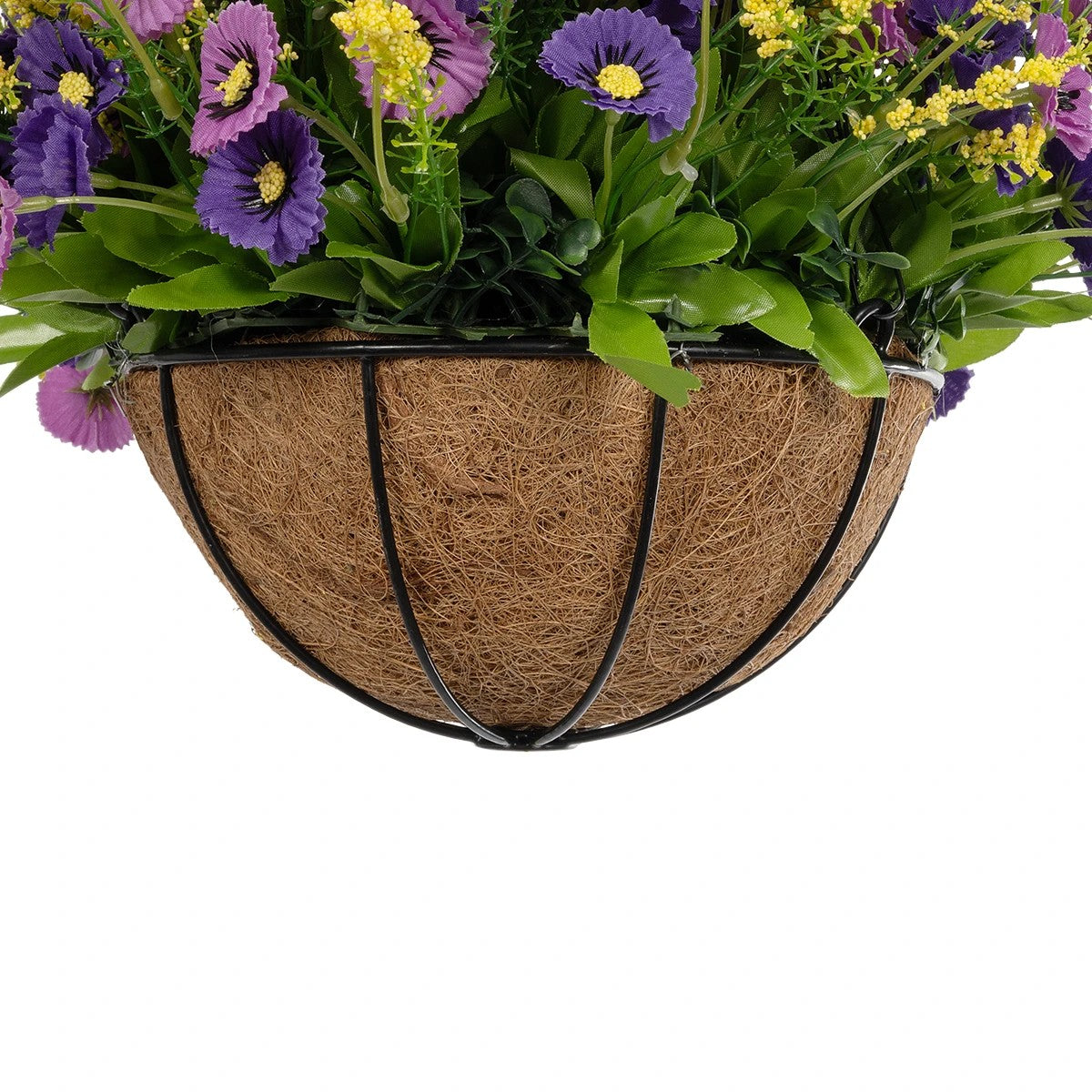 GERBERA HANGING PLANT 20637 Τεχνητό Κρεμαστό Διακοσμητικό Φυτό Ζέρμπερας Μ40 x Π40 x Y46