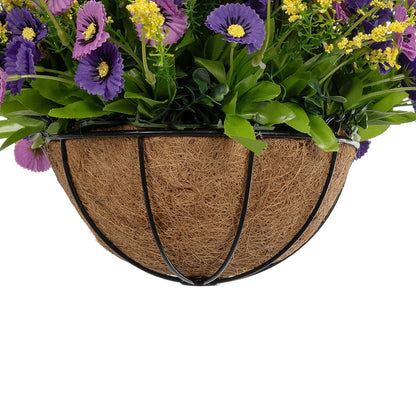 GERBERA HANGING PLANT 20637 Τεχνητό Κρεμαστό Διακοσμητικό Φυτό Ζέρμπερας Μ40 x Π40 x Y46