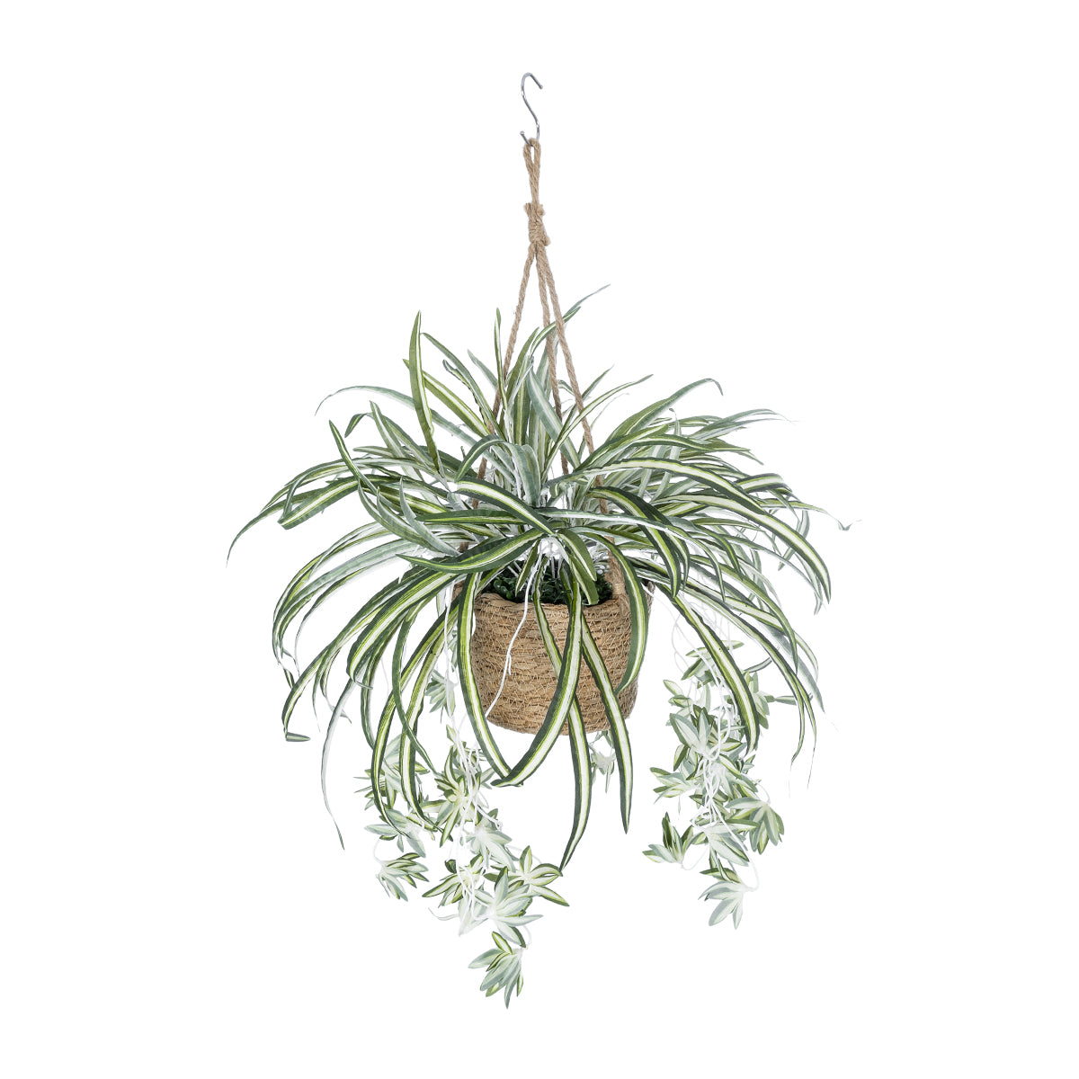 CHLOROPHYTUM COMOSUM HANGING PLANT 20638 Τεχνητό Κρεμαστό Διακοσμητικό Χλωρόφυτο Y50cm