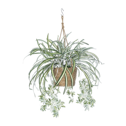 CHLOROPHYTUM COMOSUM HANGING PLANT 20638 Τεχνητό Κρεμαστό Διακοσμητικό Χλωρόφυτο Y50cm