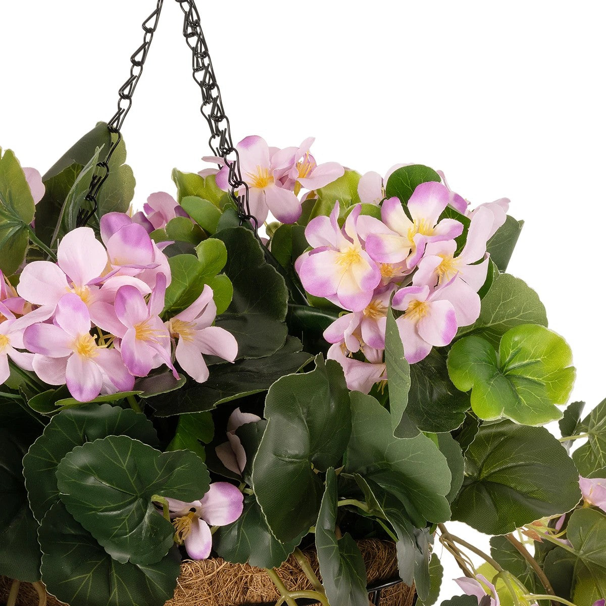 BEGONIA HANGING PLANT 20639 Τεχνητό Κρεμαστό Διακοσμητικό Φυτό Βιγόνια Π75 x Μ75 x Y80cm
