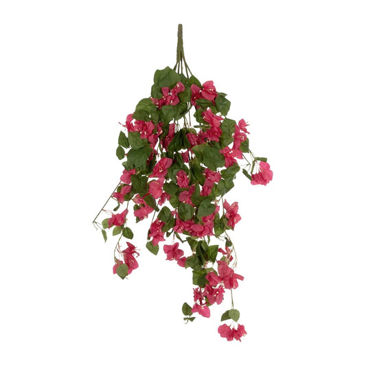 BOUGAINVILLEA BRANCH 20663 Τεχνητό Κρεμαστό Διακοσμητικό Κλαδί Μπουκαμβίλιας Φουξ Μ45 x Π12 x Υ90