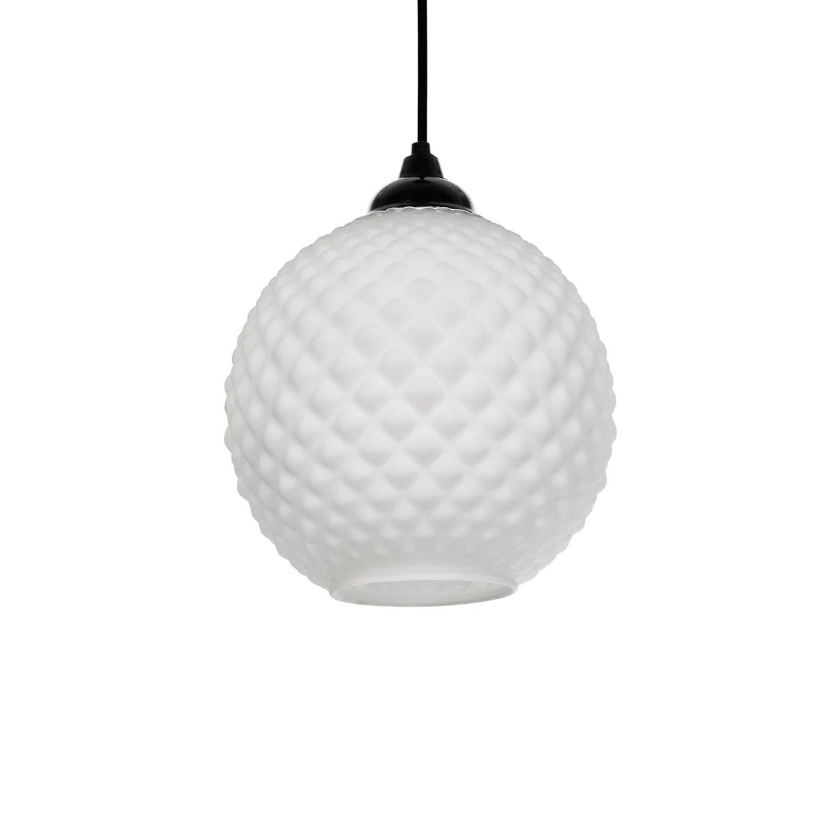 KEGEL 206-0004 Μοντέρνο Κρεμαστό Φωτιστικό Οροφής με Ντουί 1 x E27 AC 220-240V IP20 - Λευκό - Μ20 x Π20 x Υ20