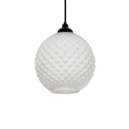 KEGEL 206-0004 Μοντέρνο Κρεμαστό Φωτιστικό Οροφής με Ντουί 1 x E27 AC 220-240V IP20 - Λευκό - Μ20 x Π20 x Υ20