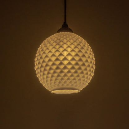 KEGEL 206-0004 Μοντέρνο Κρεμαστό Φωτιστικό Οροφής με Ντουί 1 x E27 AC 220-240V IP20 - Λευκό - Μ20 x Π20 x Υ20