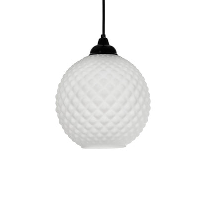 KEGEL 206-0004 Μοντέρνο Κρεμαστό Φωτιστικό Οροφής με Ντουί 1 x E27 AC 220-240V IP20 - Λευκό - Μ20 x Π20 x Υ20