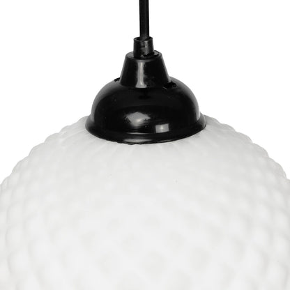 KEGEL 206-0004 Μοντέρνο Κρεμαστό Φωτιστικό Οροφής με Ντουί 1 x E27 AC 220-240V IP20 - Λευκό - Μ20 x Π20 x Υ20