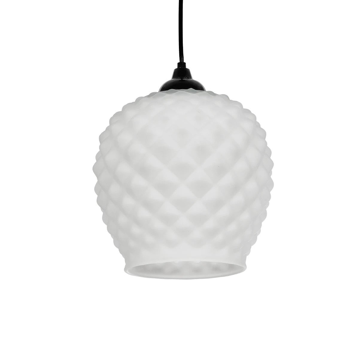 KEGEL 206-0005 Μοντέρνο Κρεμαστό Φωτιστικό Οροφής με Ντουί 1 x E27 AC 220-240V IP20 - Λευκό - Μ19 x Π19 x Υ19