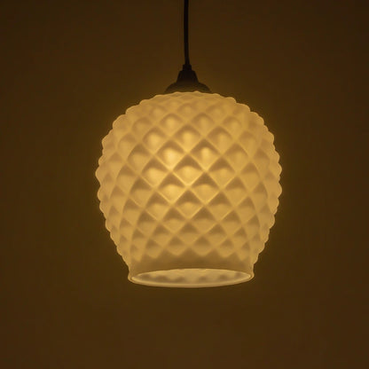 KEGEL 206-0005 Μοντέρνο Κρεμαστό Φωτιστικό Οροφής με Ντουί 1 x E27 AC 220-240V IP20 - Λευκό - Μ19 x Π19 x Υ19