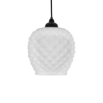 KEGEL 206-0005 Μοντέρνο Κρεμαστό Φωτιστικό Οροφής με Ντουί 1 x E27 AC 220-240V IP20 - Λευκό - Μ19 x Π19 x Υ19