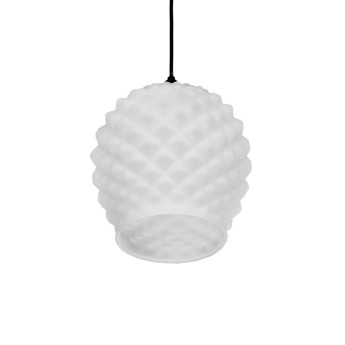 KEGEL 206-0005 Μοντέρνο Κρεμαστό Φωτιστικό Οροφής με Ντουί 1 x E27 AC 220-240V IP20 - Λευκό - Μ19 x Π19 x Υ19