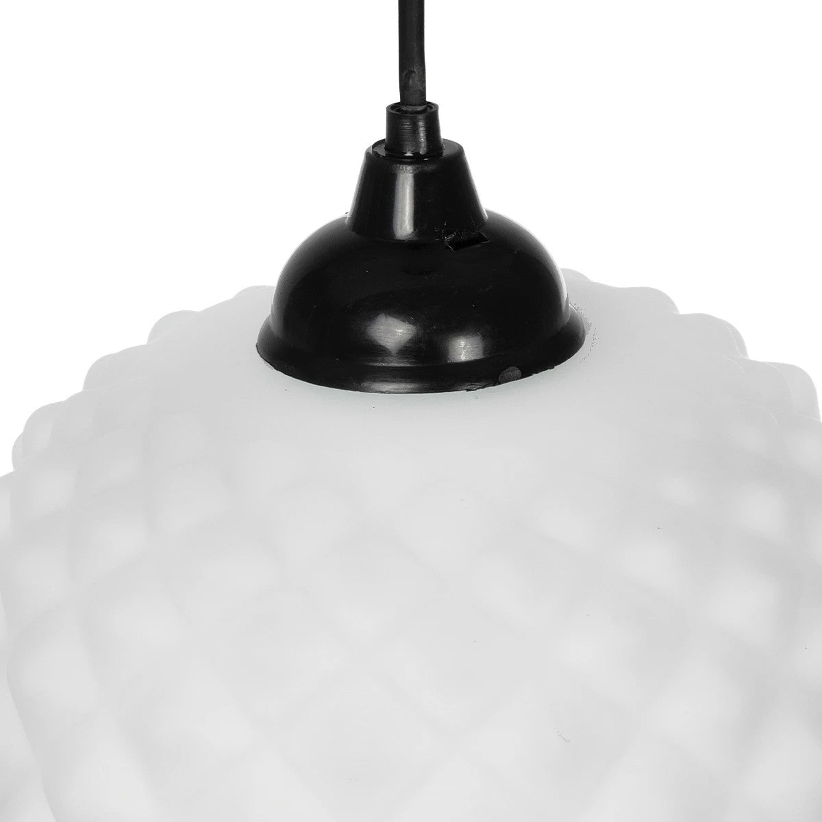 KEGEL 206-0005 Μοντέρνο Κρεμαστό Φωτιστικό Οροφής με Ντουί 1 x E27 AC 220-240V IP20 - Λευκό - Μ19 x Π19 x Υ19