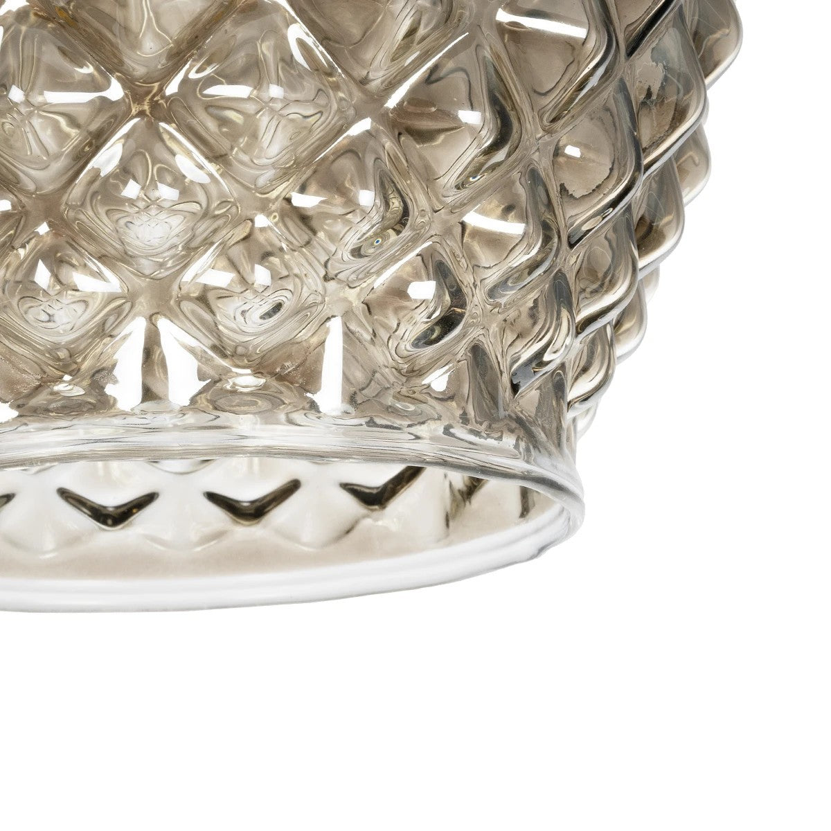 KEGEL 206-0006 Μοντέρνο Κρεμαστό Φωτιστικό Οροφής με Ντουί 1 x E27 AC 220-240V IP20 - Μαύρο Φιμέ - Μ19 x Π19 x Υ19