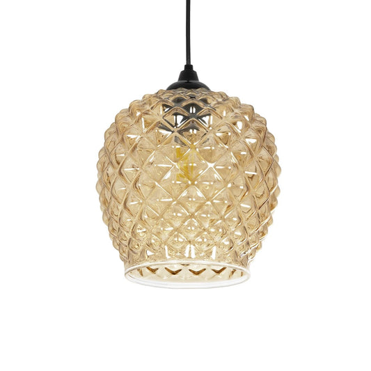 KEGEL 206-0007 Μοντέρνο Κρεμαστό Φωτιστικό Οροφής με Ντουί 1 x E27 AC 220-240V IP20 - Μελί - Μ19 x Π19 x Υ19