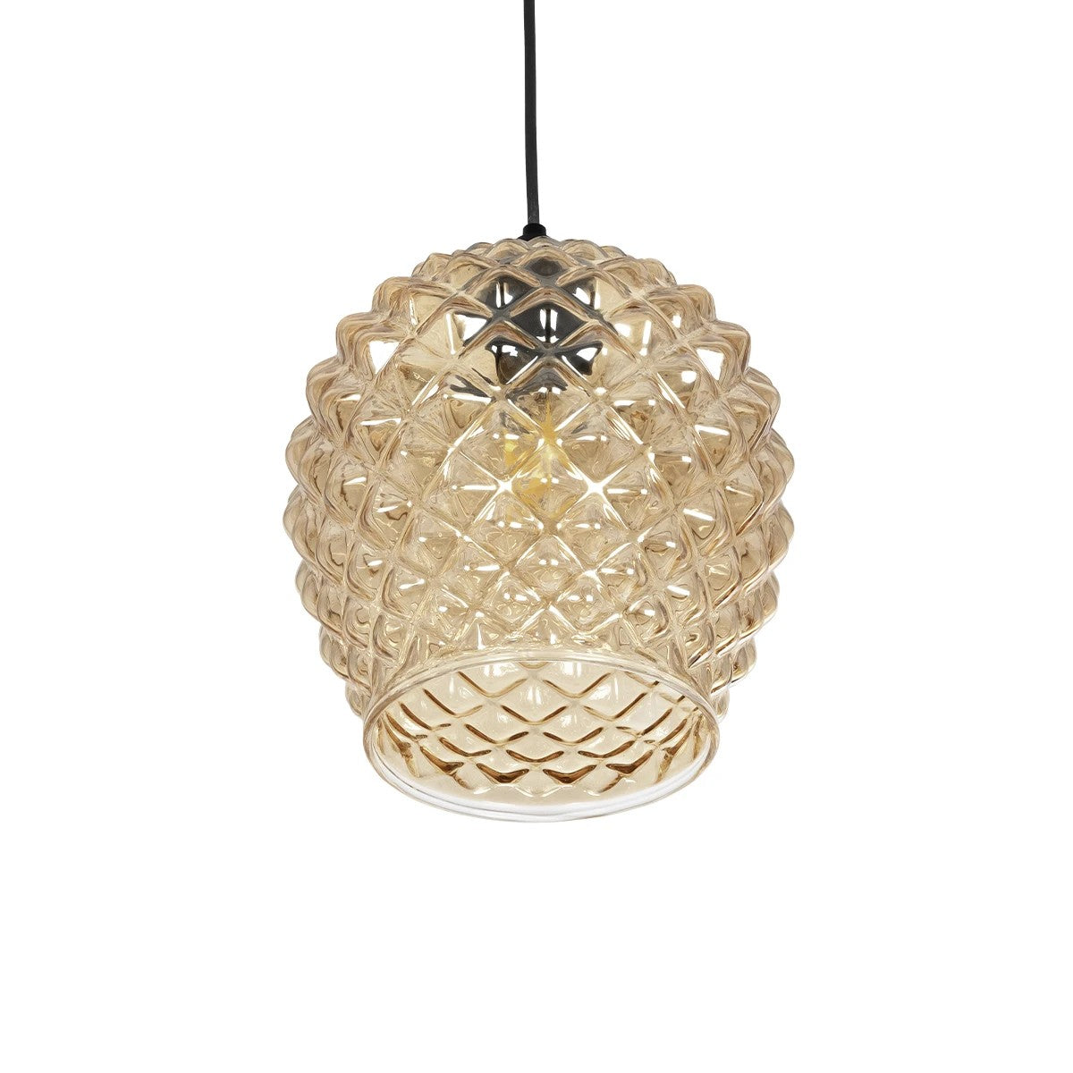 KEGEL 206-0007 Μοντέρνο Κρεμαστό Φωτιστικό Οροφής με Ντουί 1 x E27 AC 220-240V IP20 - Μελί - Μ19 x Π19 x Υ19