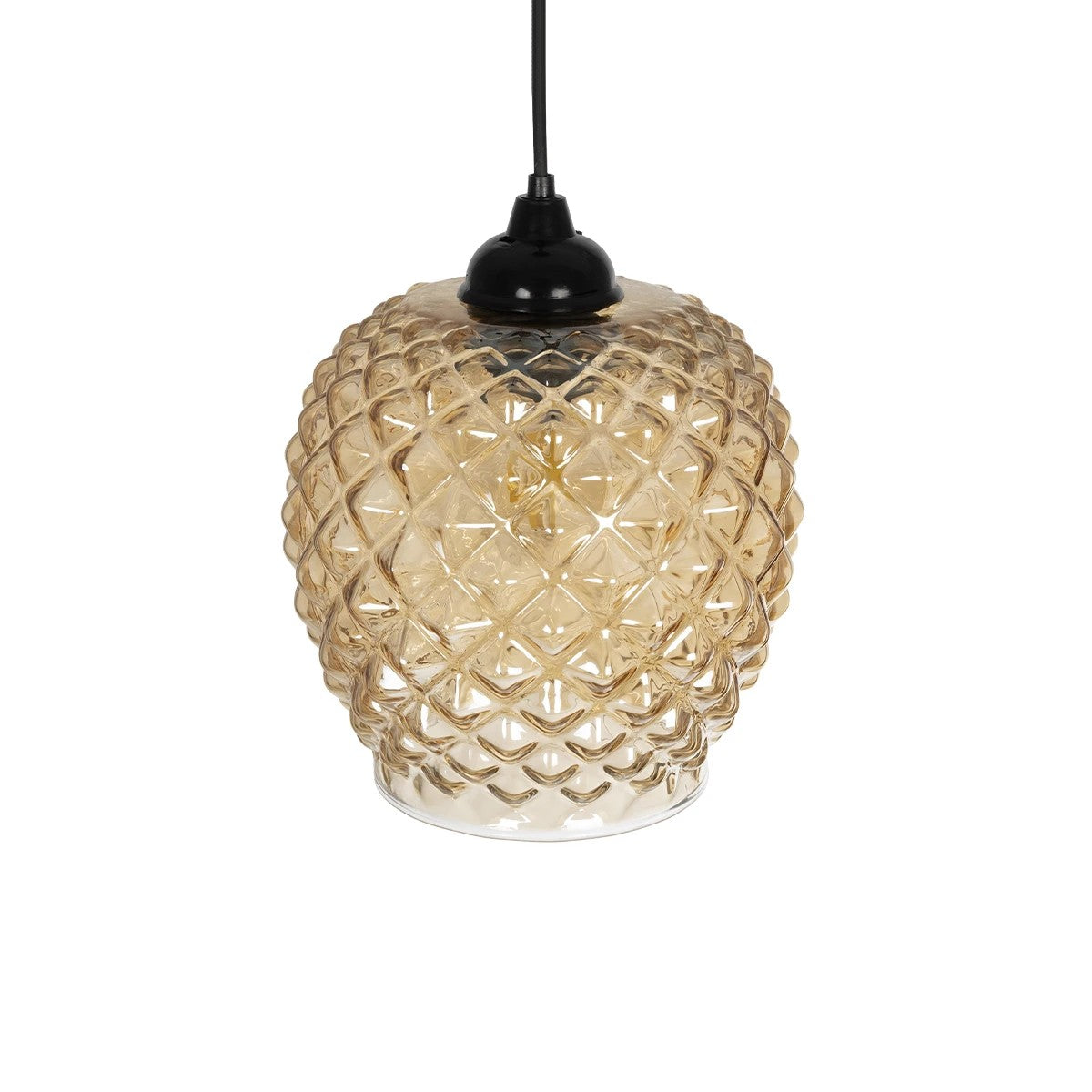 KEGEL 206-0007 Μοντέρνο Κρεμαστό Φωτιστικό Οροφής με Ντουί 1 x E27 AC 220-240V IP20 - Μελί - Μ19 x Π19 x Υ19