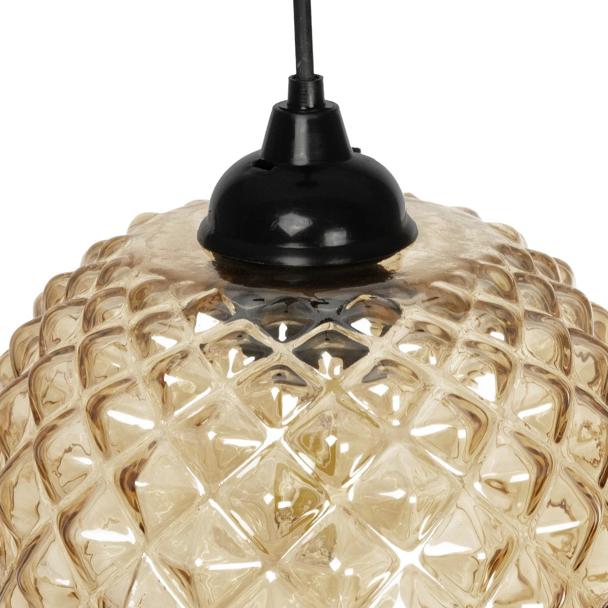 KEGEL 206-0007 Μοντέρνο Κρεμαστό Φωτιστικό Οροφής με Ντουί 1 x E27 AC 220-240V IP20 - Μελί - Μ19 x Π19 x Υ19