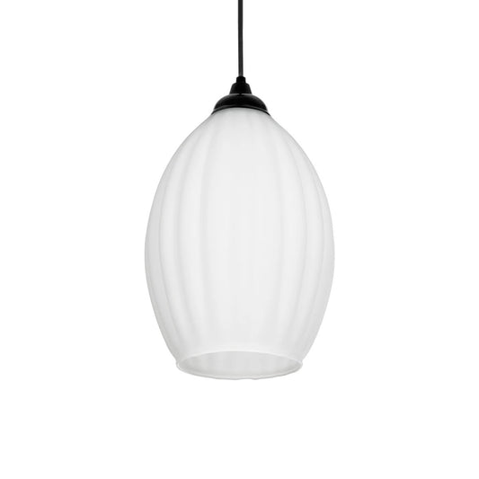 GURIA 206-0008 Μοντέρνο Κρεμαστό Φωτιστικό Οροφής με Ντουί 1 x E27 AC 220-240V IP20 - Λευκό - Μ19 x Π19 x Υ26