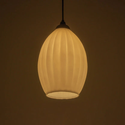 GURIA 206-0008 Μοντέρνο Κρεμαστό Φωτιστικό Οροφής με Ντουί 1 x E27 AC 220-240V IP20 - Λευκό - Μ19 x Π19 x Υ26