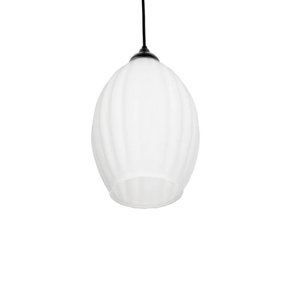 GURIA 206-0008 Μοντέρνο Κρεμαστό Φωτιστικό Οροφής με Ντουί 1 x E27 AC 220-240V IP20 - Λευκό - Μ19 x Π19 x Υ26