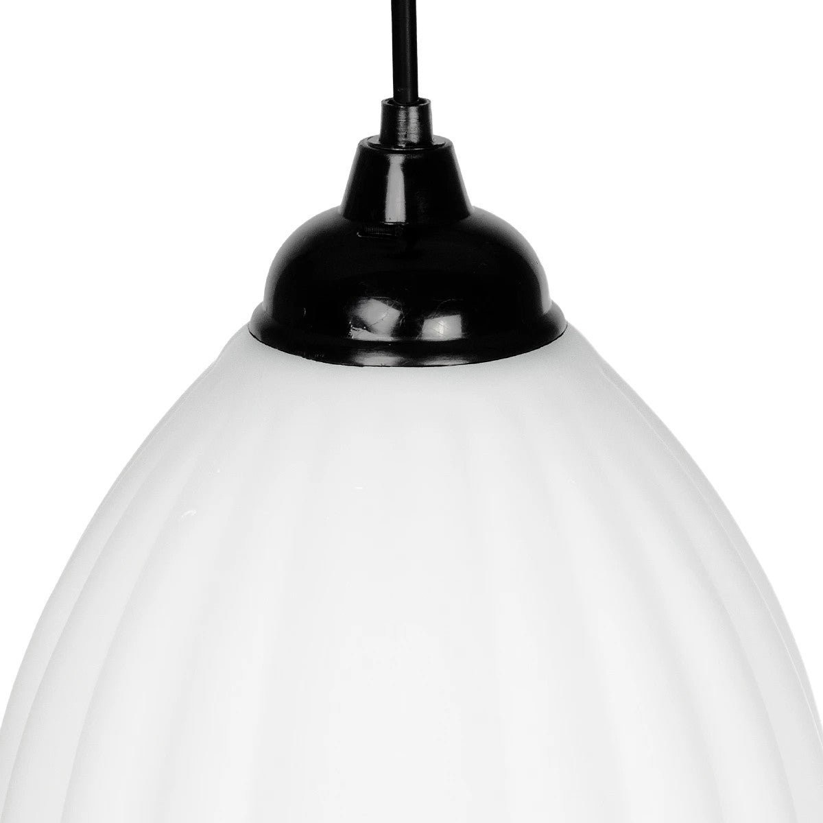 GURIA 206-0008 Μοντέρνο Κρεμαστό Φωτιστικό Οροφής με Ντουί 1 x E27 AC 220-240V IP20 - Λευκό - Μ19 x Π19 x Υ26