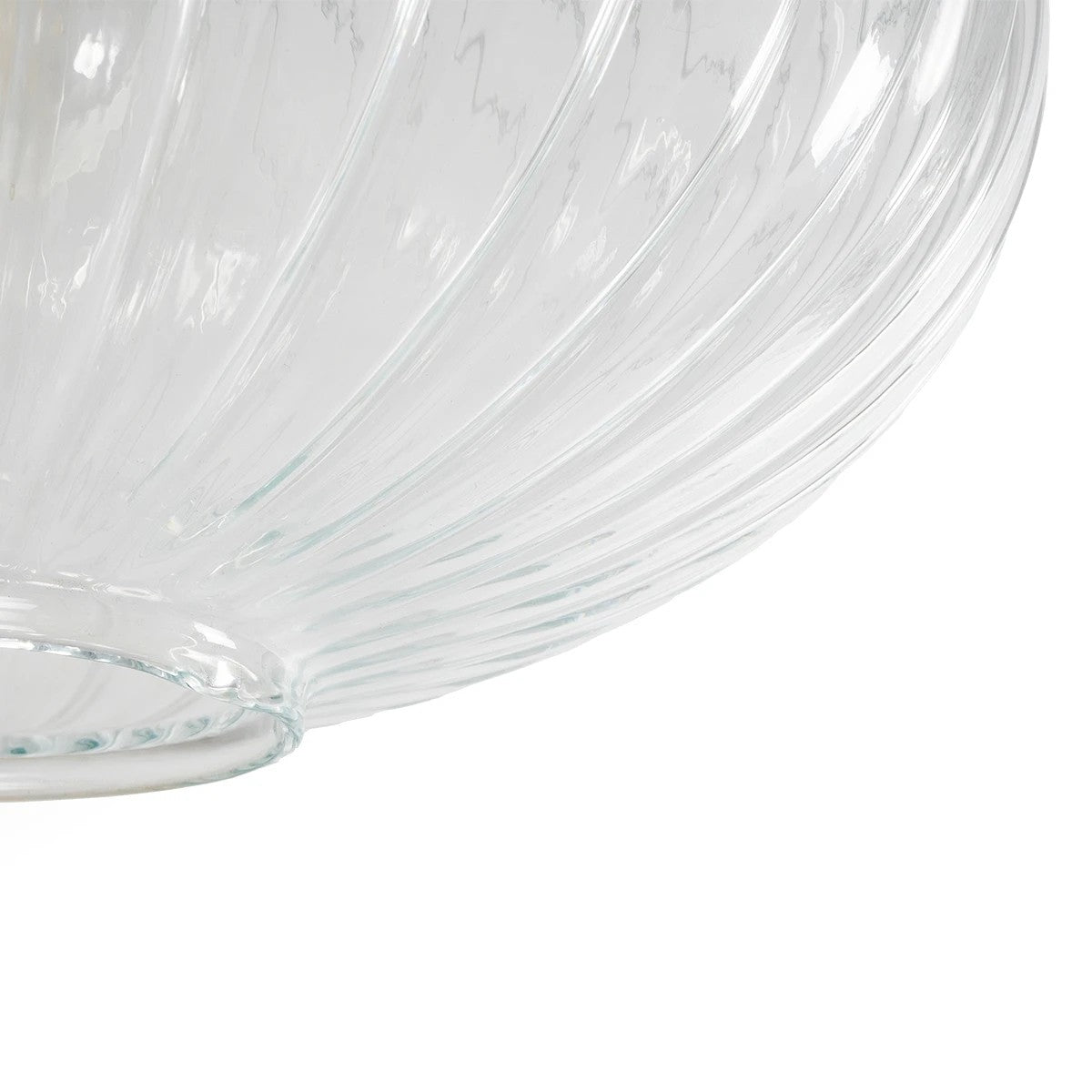 PERA 206-0009 Μοντέρνο Κρεμαστό Φωτιστικό Οροφής με Ντουί 1 x E27 AC 220-240V IP20 - Διάφανο - Μ30 x Π30 x Υ22