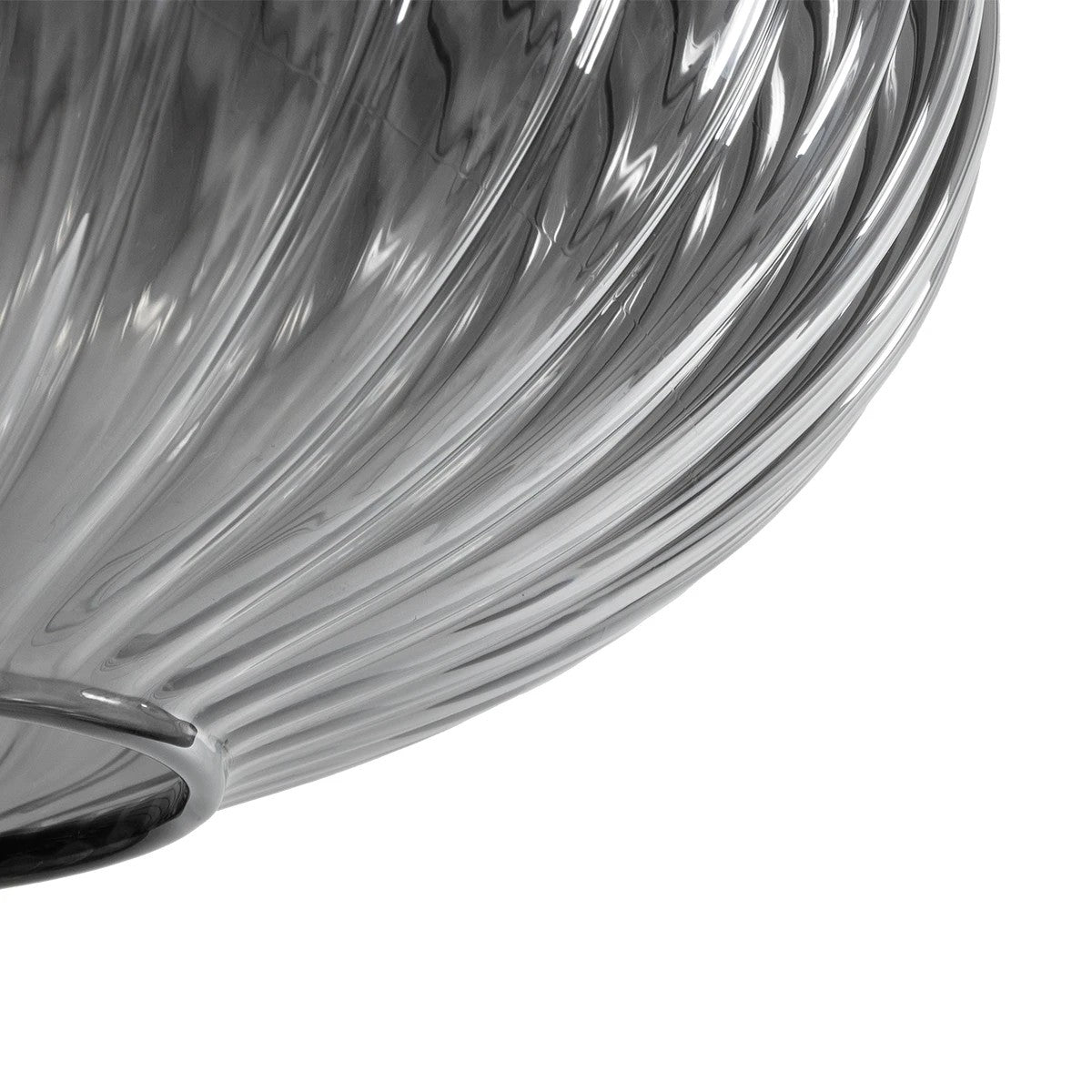 PERA 206-0010 Μοντέρνο Κρεμαστό Φωτιστικό Οροφής με Ντουί 1 x E27 AC 220-240V IP20 - Μαύρο Φιμέ - Μ30 x Π30 x Υ22