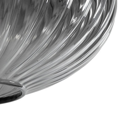 PERA 206-0010 Μοντέρνο Κρεμαστό Φωτιστικό Οροφής με Ντουί 1 x E27 AC 220-240V IP20 - Μαύρο Φιμέ - Μ30 x Π30 x Υ22