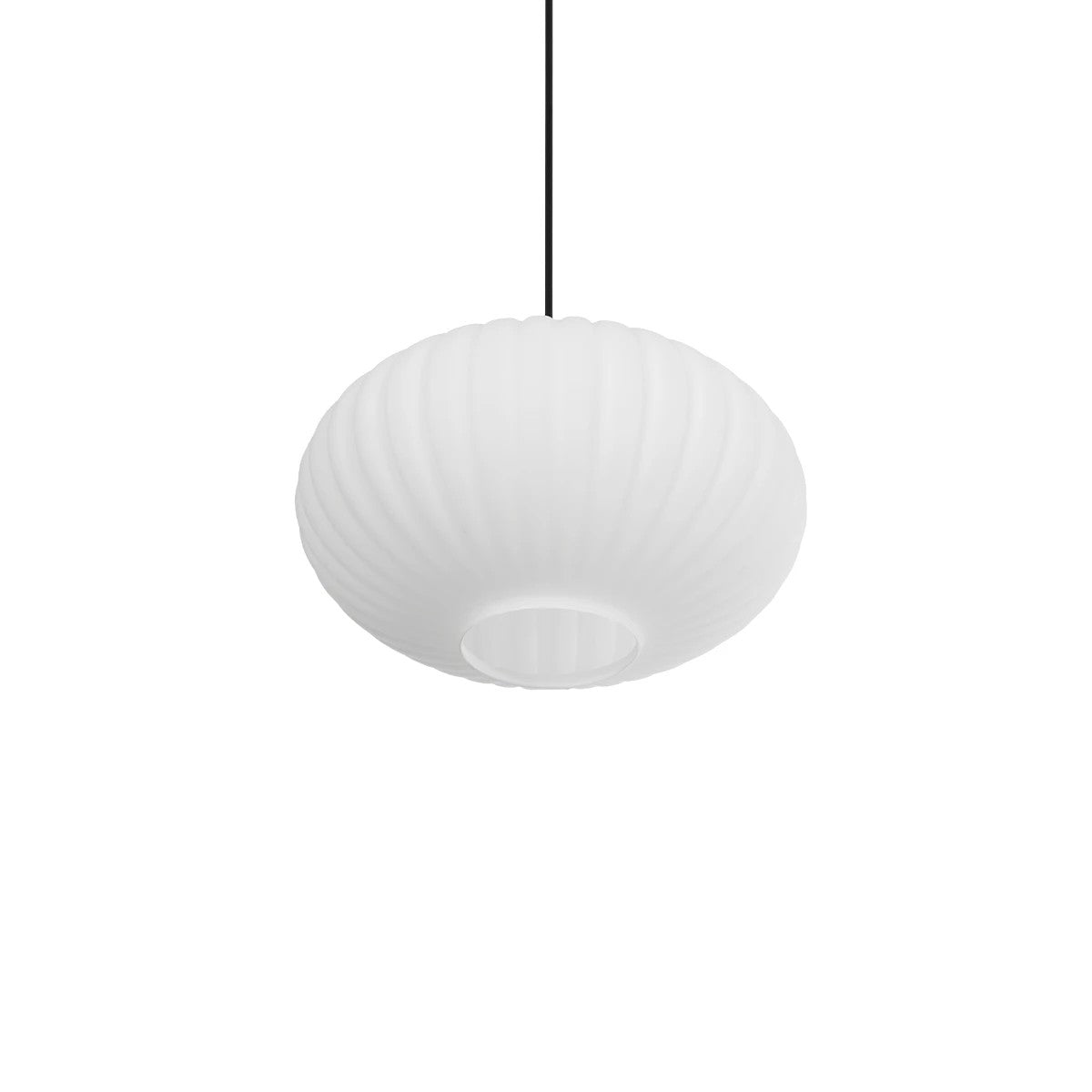 PERA 206-0011 Μοντέρνο Κρεμαστό Φωτιστικό Οροφής με Ντουί 1 x E27 AC 220-240V IP20 - Λευκό - Μ30 x Π30 x Υ22