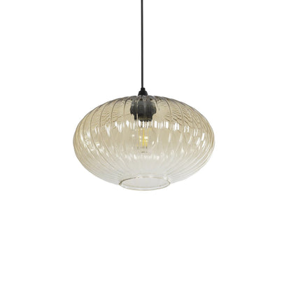 PERA 206-0012 Μοντέρνο Κρεμαστό Φωτιστικό Οροφής με Ντουί 1 x E27 AC 220-240V IP20 - Mελί - Μ30 x Π30 x Υ22