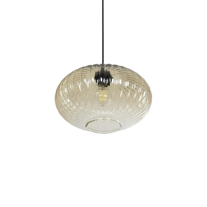 PERA 206-0012 Μοντέρνο Κρεμαστό Φωτιστικό Οροφής με Ντουί 1 x E27 AC 220-240V IP20 - Mελί - Μ30 x Π30 x Υ22