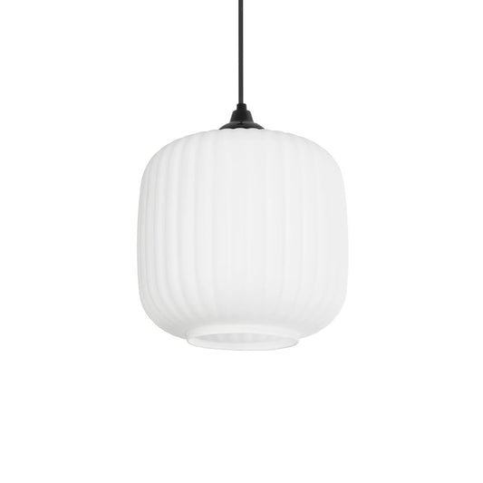 MELONI 206-0015 Μοντέρνο Κρεμαστό Φωτιστικό Οροφής με Ντουί 1 x E27 AC 220-240V IP20 - Λευκό - Μ20 x Π20 x Υ24