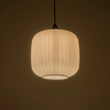 MELONI 206-0015 Μοντέρνο Κρεμαστό Φωτιστικό Οροφής με Ντουί 1 x E27 AC 220-240V IP20 - Λευκό - Μ20 x Π20 x Υ24