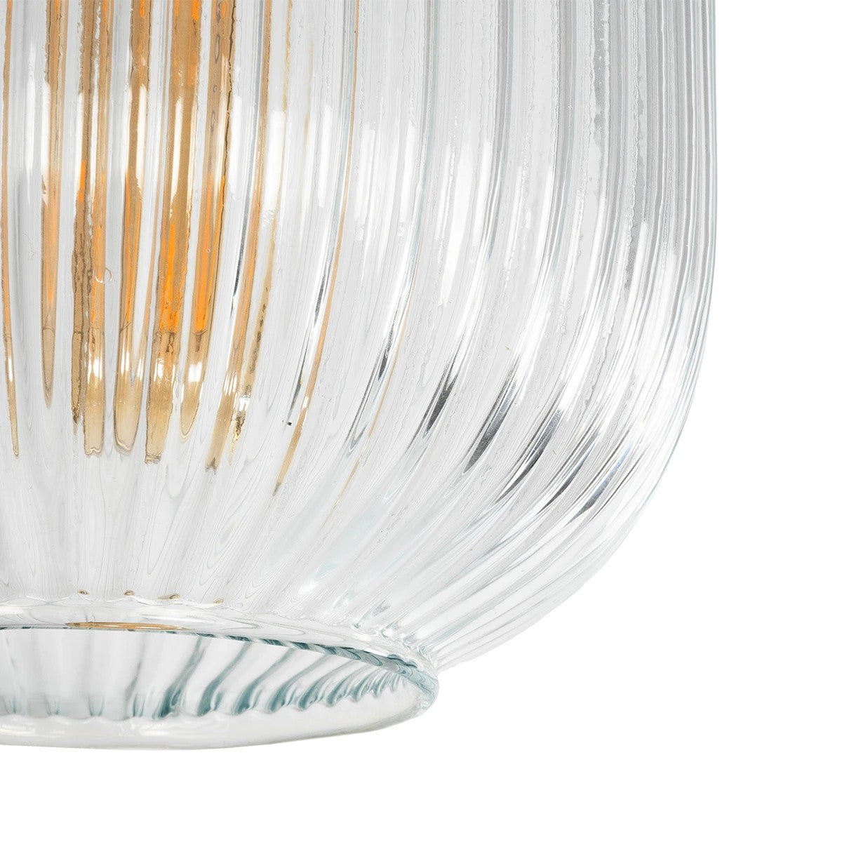 MELONI 206-0017 Μοντέρνο Κρεμαστό Φωτιστικό Οροφής με Ντουί 1 x E27 AC 220-240V IP20 - Διάφανο - Μ20 x Π20 x Υ38