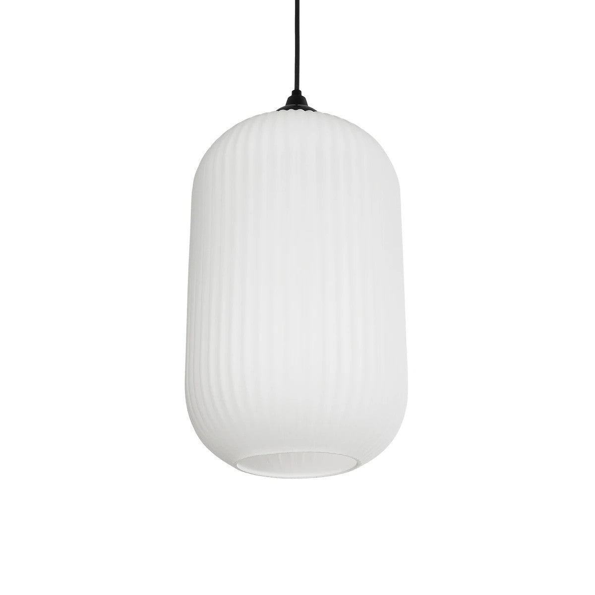 MELONI 206-0019 Μοντέρνο Κρεμαστό Φωτιστικό Οροφής με Ντουί 1 x E27 AC 220-240V IP20 - Λευκό - Μ20 x Π20 x Υ38