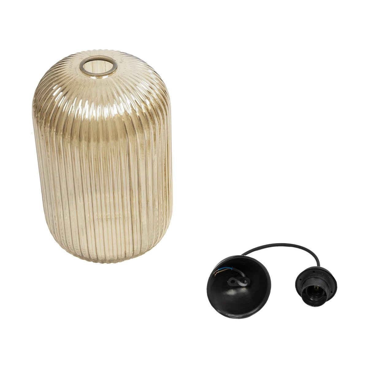 MELONI 206-0020 Μοντέρνο Κρεμαστό Φωτιστικό Οροφής με Ντουί 1 x E27 AC 220-240V IP20 - Mελί - Μ20 x Π20 x Υ38